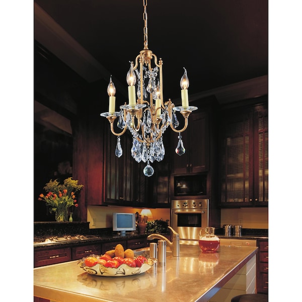 Cwi Lighting Electra 4 Light Up Chandelier With Oxidized Bronze Finish 9836P17-4-125 - main